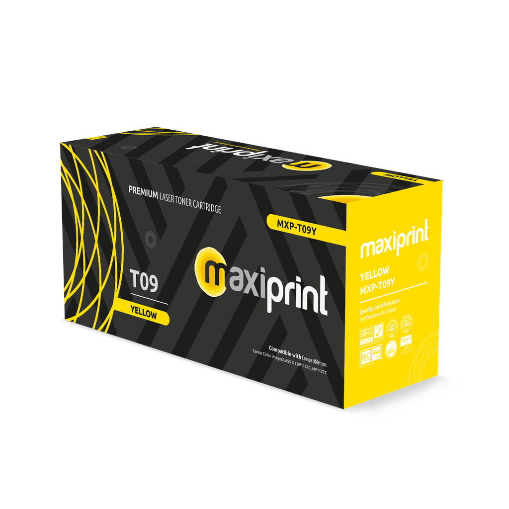 Cartucho de Toner Maxiprint Compatible Canon T09Y amarillo