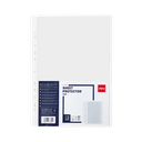Protector Separador de Carpetas Deli Transparente Oficio 11 Orificios Pack de 10 un *UMV 5packs*