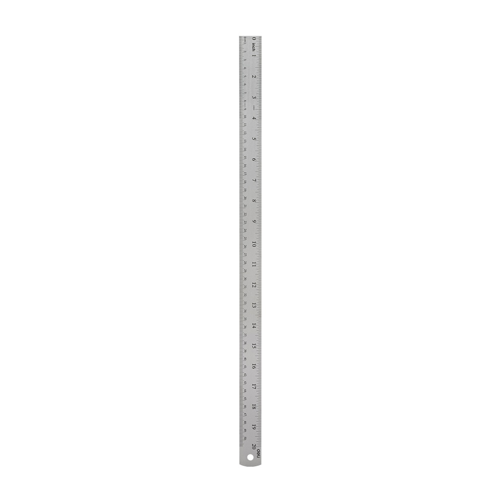Regla Metálica 50 cm Deli *UMV-Unidad*