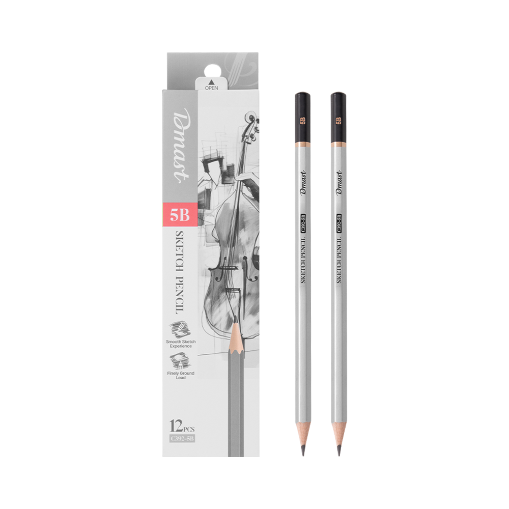 Lápiz de Dibujo 5B Dmast Deli Caja 12 un *UMV-1 caja*