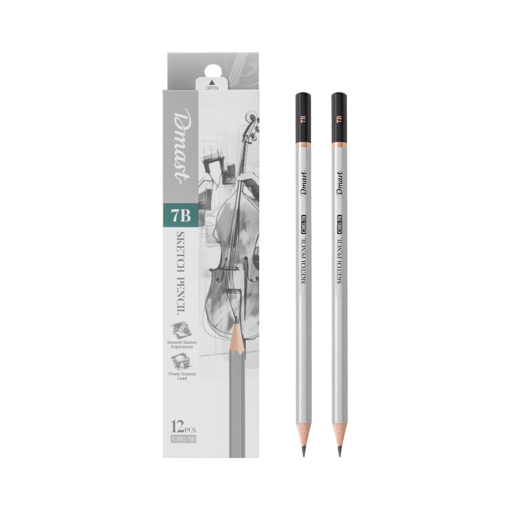 Lápiz de Dibujo 7B Dmast Deli Caja 12 Lápices *UMV-1 caja*