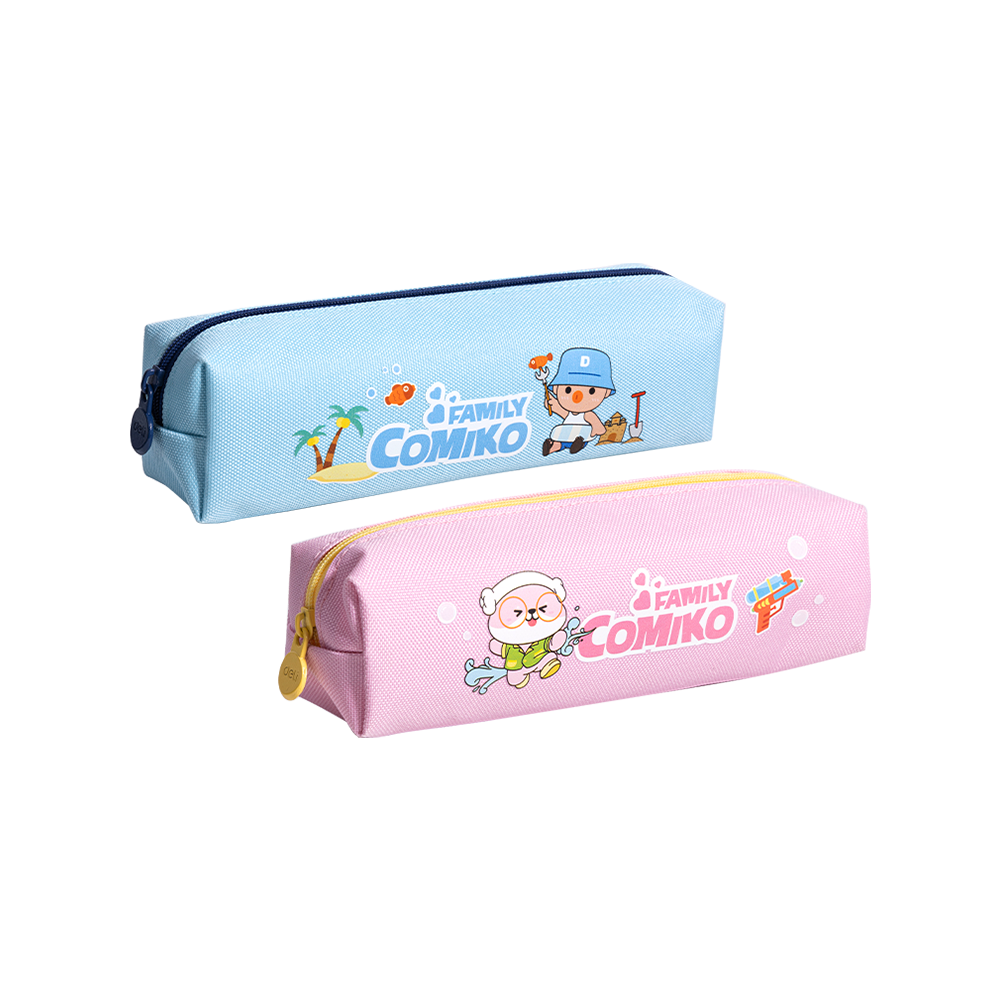 Cartuchera Familia Comiko Rosa/Azul 190*50*50mm *UMV- 2 un surtidas*