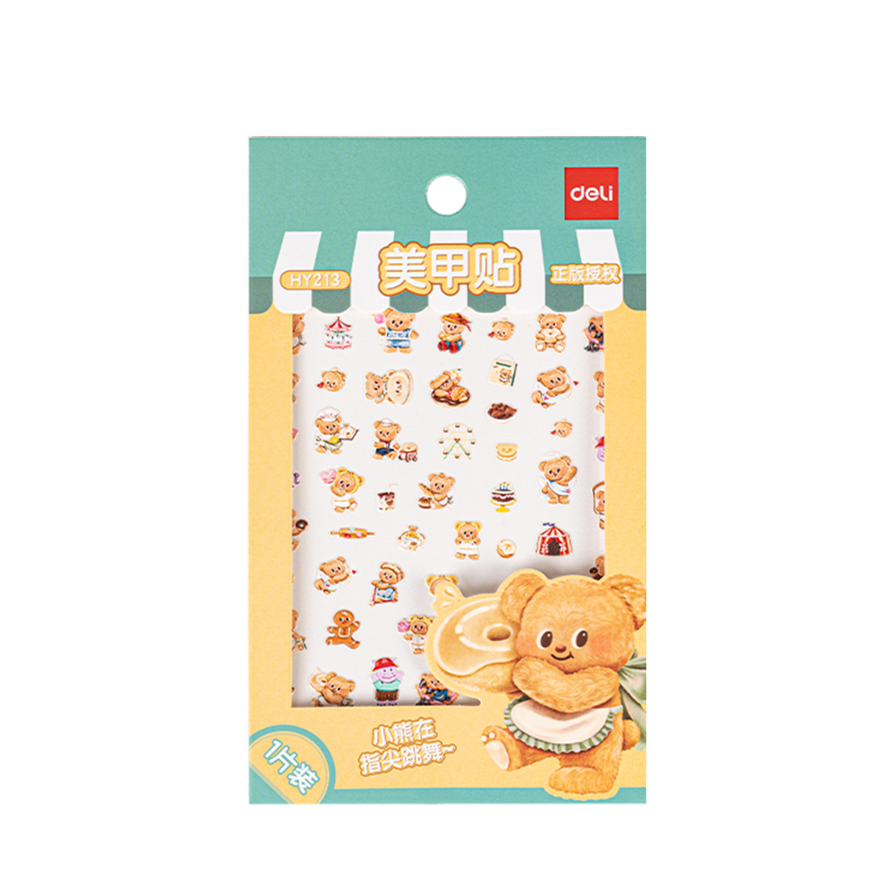 Set de Calcomanias 3D ButterBear 81x104mm *UMV-1 Pack de 12 und*