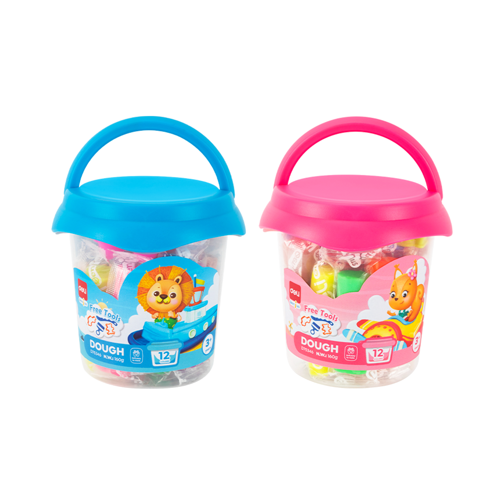 Set de Masa Moldeable (Play Dough) 12 Colores Deli *UMV- 1 und*