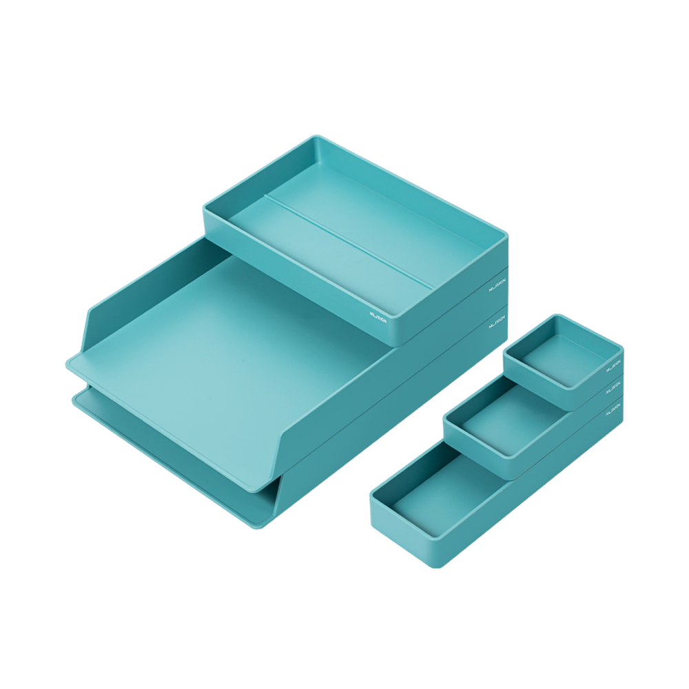 Set de Organizador de Escritorio Azul 6 piezas Nusign Deli *UMV-1 set*