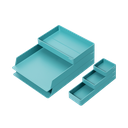 Set de Organizador de Escritorio Azul 6 piezas Nusign Deli *UMV-1 set*