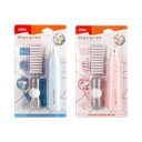 Borrador Electrico Deli Macaron Rosa/Azul *UMV-2 und surtidas*