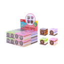 Goma de Borrar Escolar Diseño Pastel Multisabor Deli *UMV- Display de 32 und*