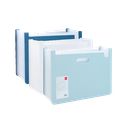 Archivador Expandible A4 13P Azul/Verde/Blanco Deli *UMV-3 und surtidas*