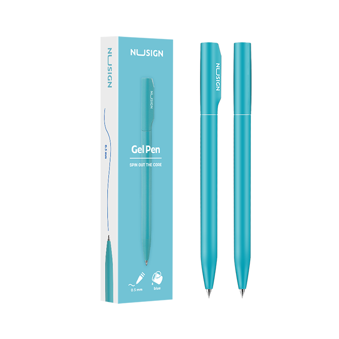 Bolígrafo de Gel Rotatorio 0.5mm Azul Nusign *UMV-Caja 1 und*