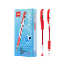 Bolígrafo de Gel Rojo Ejecutivo 0.7mm Deli *UMV- Caja 12 und*