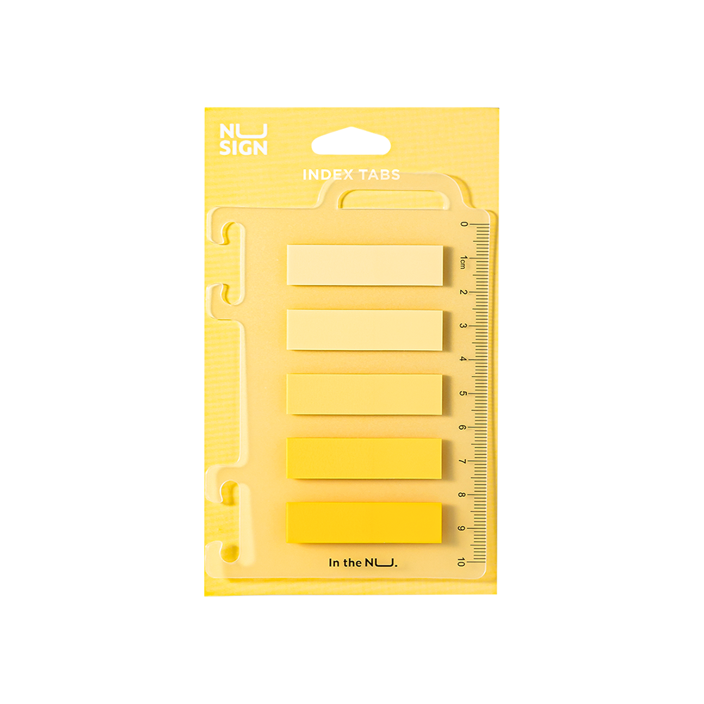 Set Notas Adhesivas Nusign Amarillo 20u *UMV- 12 Sets*