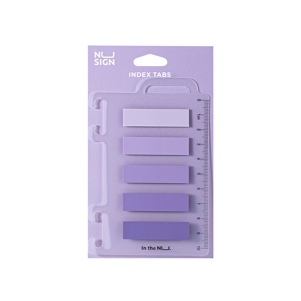 Set Notas Adhesivas Nusign Morado 20u *UMV- 12 Sets*