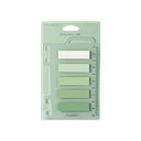 Set Notas Adhesivas Nusign Verde 20u *UMV- 12 Sets*
