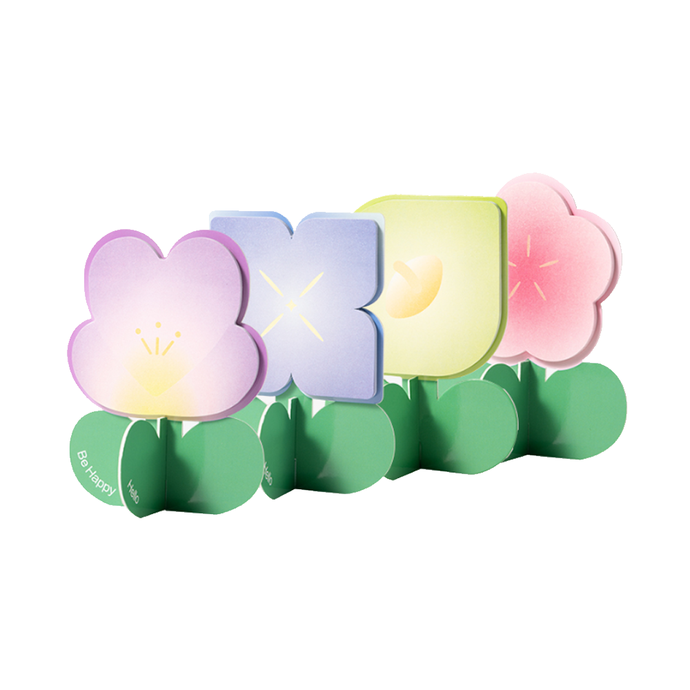 Notas Adhesivas Flores Nusign 30u*UMV- Display 36und*