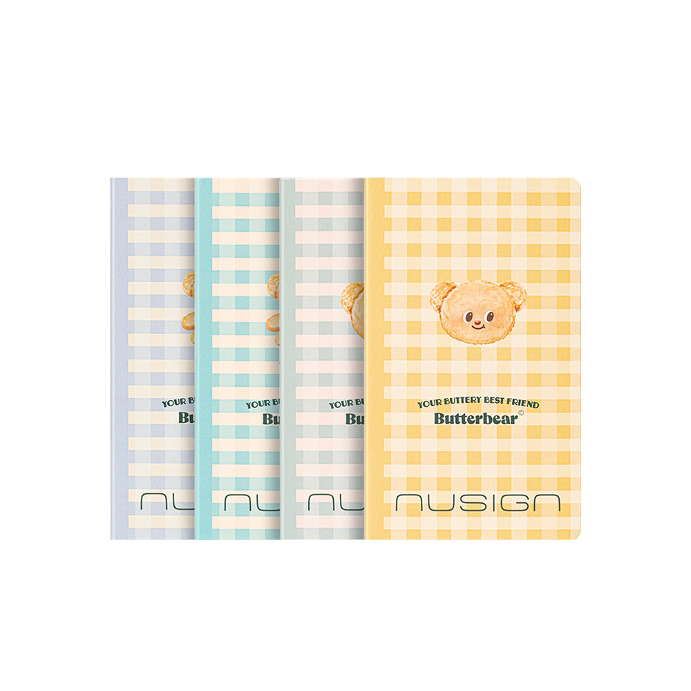 Cuaderno Butterbear by Nusign 92x159mm 64 hojas *UMV- 4 und*