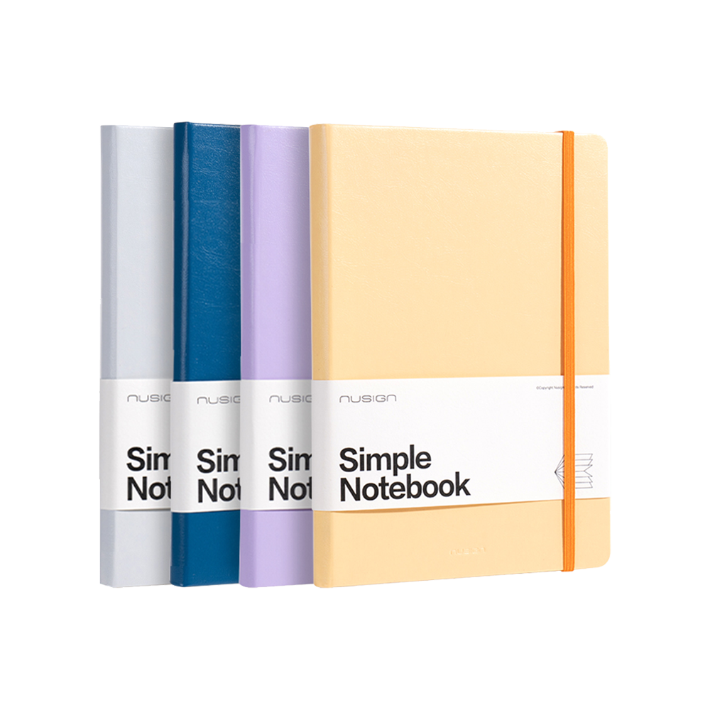 Cuaderno Cubierta Cuero NuSign A5 210*148mm 96 hojas *UMV- 4 und surtidas*
