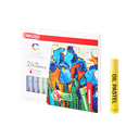 Creyones Pasteles Oleo Color Emotion 24 Colores Deli *UMV-1 estuche*