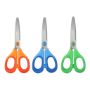 Tijera Escolar 135mm Azul/Rosado/Verde Deli *UMV-Display 12und*
