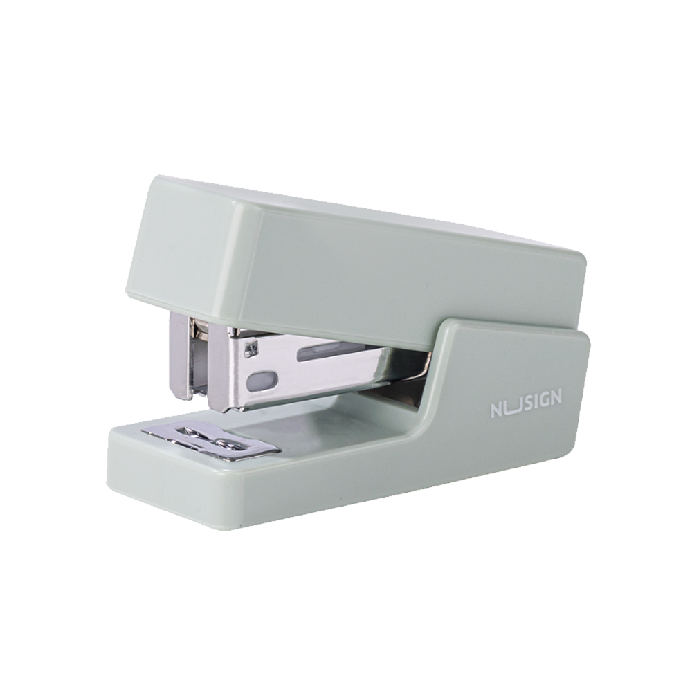 Engrapadora Mini 12 pág. Nusign Verde Deli grapas 24/6 y 26/6 *UMV-12 und*