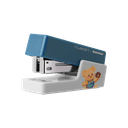 Engrapadora Mini 12 pág. Butterbear Azul Deli grapas 24/6 y 26/6 *UMV-1 und*