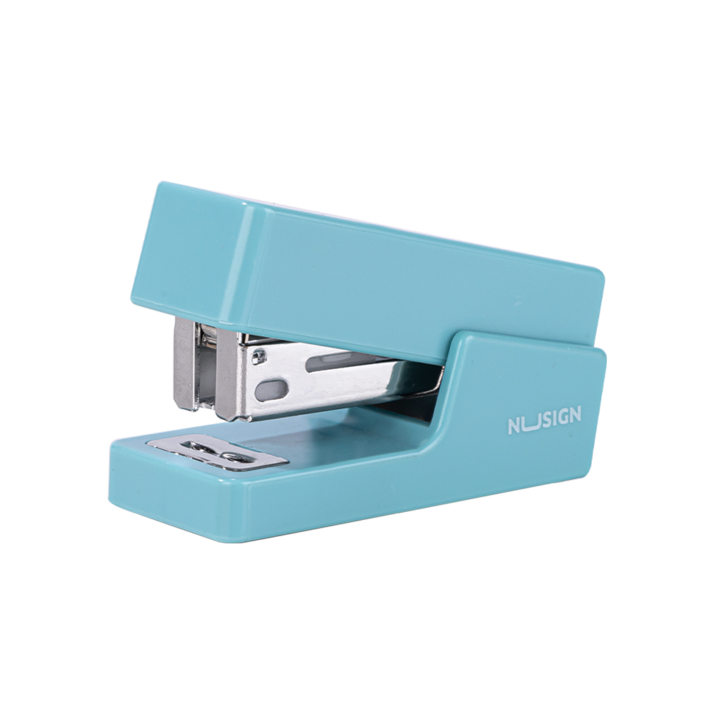 Engrapadora Mini 12 pág. Nusign Azul Deli grapas 24/6 y 26/6 *UMV-12 und*