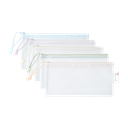 Sobre Plastico 23x12x0.50cm Transparente con Cierre Deli *UMV-1 pack de 10 und*