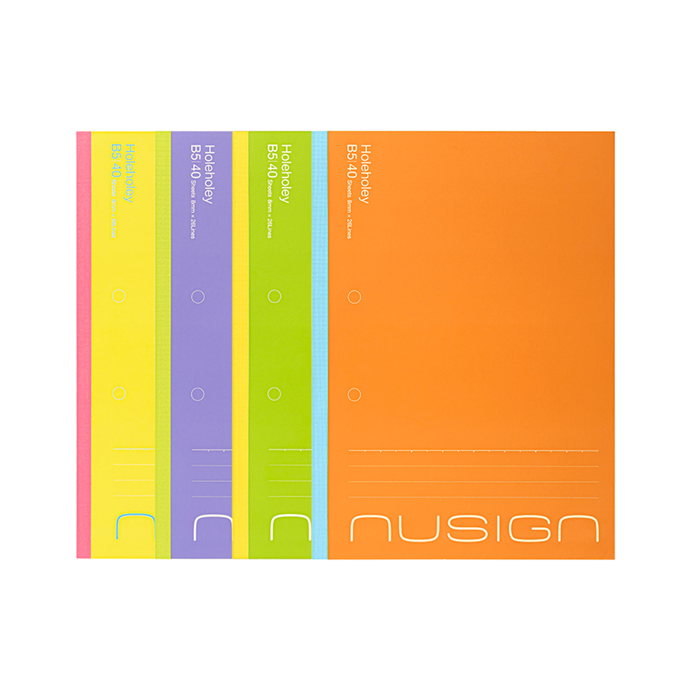 Cuaderno Nusign Tamaño B5 40 Hojas Colores Surtidos Deli *UMV- 4 und surtidas*