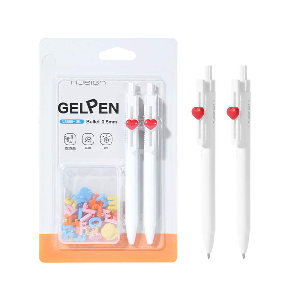 Bolígrafo de Gel Personalizable Azul 0.5mm Nusign *UMV-1 Blister de 2und*