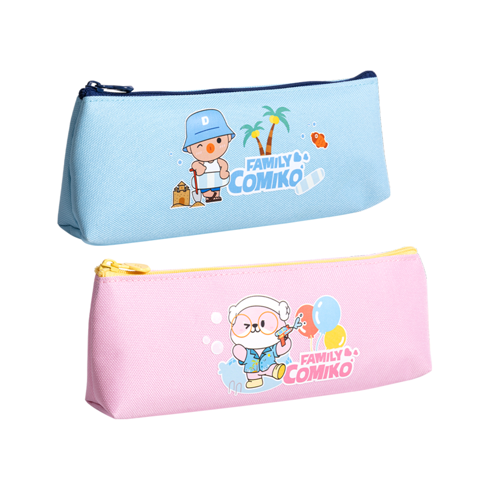 Cartuchera Escolar Comiko Multiuso Rosa Azul 21x7x4 cm Deli  *UMV-2und surtidos*