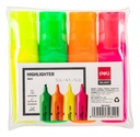 Set de resaltador 4 colores p/biselada  Accent-Deli *UMV-6 sets*