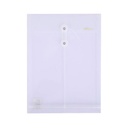 Sobre plástico transparente A4 Deli cierre c/cordón *UMV-1pack de 12 und*