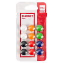 Pin Magnético para pizarras Deli blister de 12 pines *UMV-12 blisters*