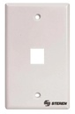 Tapa Face Plate blanco 4x2 1 puerto RJ45 CAT 5e y Cat 6 Steren