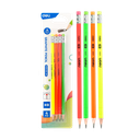 Lapiz de Grafito HB Neon Scribe-Deli Blister de 4und *UMV-Inner de 24 blisters*
