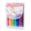 Creyones de Cera Enroscables Color Run Deli estuche 12 colores *UMV-Inner de 12 cajas*