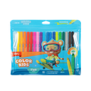 Marcadores Color Kids Deli punta cónica estuche 18 colores *UMV-Inner de 12 estuches*