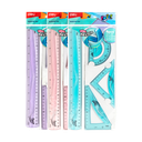 Set de Reglas de Geometria 30cm Flexible Twist me-Deli *UMV-Inner de 24 sets surtido*