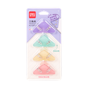 Clip Triangular color pastel Deli Blister de 4und *UMV-Inner de 24 blisters*