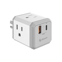 Cargador USB C  y USB 20W y 4 tomas multicontactos 110V Steren