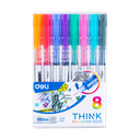 Set Bolígrafo Roller 8 colores surt Think-Deli *UMV-1 set*