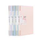 Cuaderno de rayas espiral A5 80 hojas Deli 4 c/pasteles *UMV-4 und surtidos*