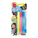 Pega de Barrita escarchada Deli Blister12ml x 3 colores *UMV-1 blister *