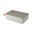 Caja organizador plástica gris claro Deli 317*212*93.5mm *UMV-1 und*