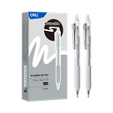 Bolígrafo de gel borrable Retractil 0,5 mm, Negro Deli *UMV-1 Caja de 12u*