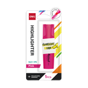 Resaltador Accent Deli Rosado p/biselada Blister 1 Pza-Deli *UMV- 6 blisters*