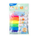 Set de Mini Resaltadores 6 colores p/biselada Deli *UMV-24 sets*