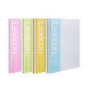 Cuaderno Lexicon Espiral A4,100hojas Colores Surtidos *UMV- 6 unidades*