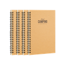 Cuaderno de Rayas Camping Espiral B5-60 Hojas Marron Deli *UMV-4 und*