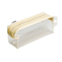Cartuchera Transparente Doble Cremallera 210*75*80 mm *UMV- 4 und Surtidas*